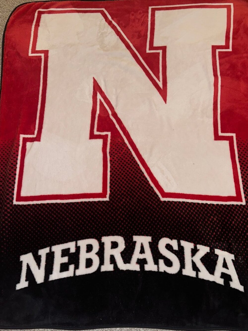 Nebraska Cornhuskers Logo Brands Blanket 48x60" Fleece Classic Huskers